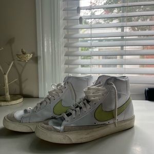 Green Nike Blazers